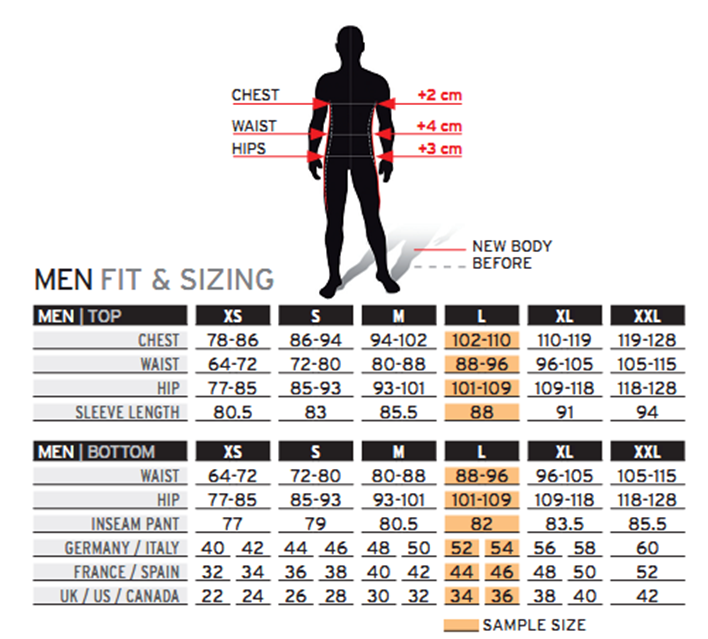 Salomon adv skin 12 sizing deals chart